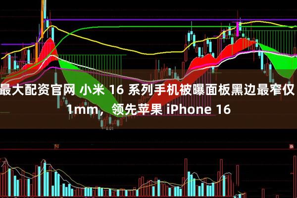 最大配资官网 小米 16 系列手机被曝面板黑边最窄仅 1mm，领先苹果 iPhone 16